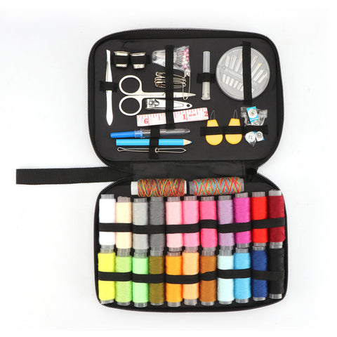 Sewing Kit with 96 Sewing Accessories, 24 Spools of Thread -24 Color for Family, Beginner, Traveller, Emergency